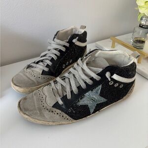 Golden Goose Black and Gray Sneakers
